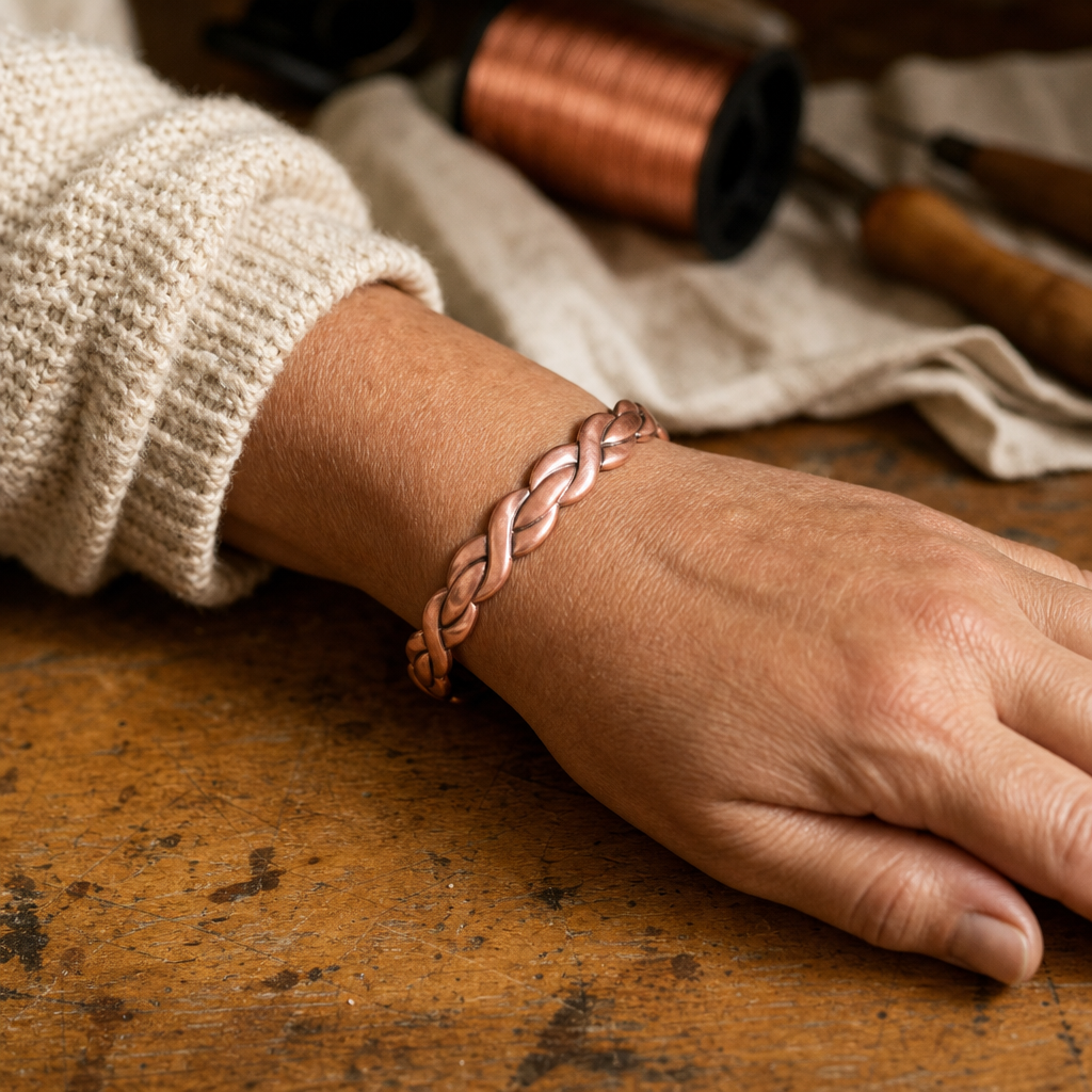 Bracciale in Rame Loom