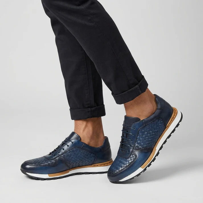 Alessandro — Runner in Pelle Intrecciata