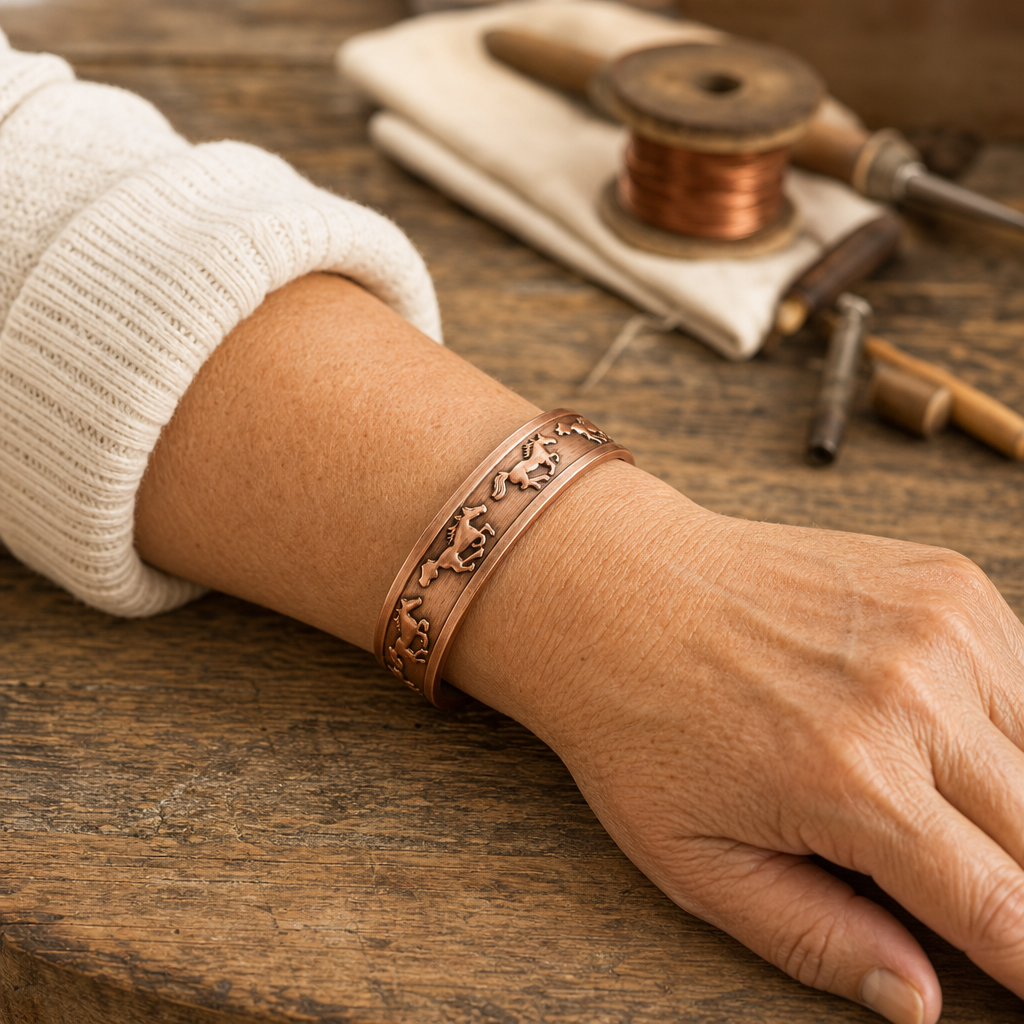 Bracciale in Rame per Cavallo