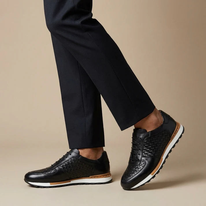 Alessandro — Runner in Pelle Intrecciata