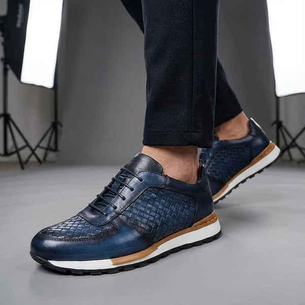 Alessandro — Runner in Pelle Intrecciata