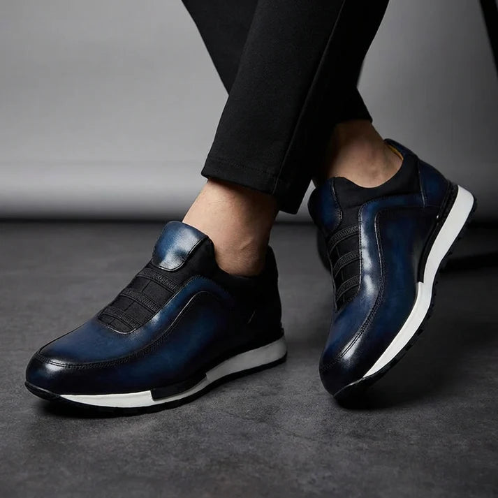 Lorenzo — Slip-On in Pelle Patinata