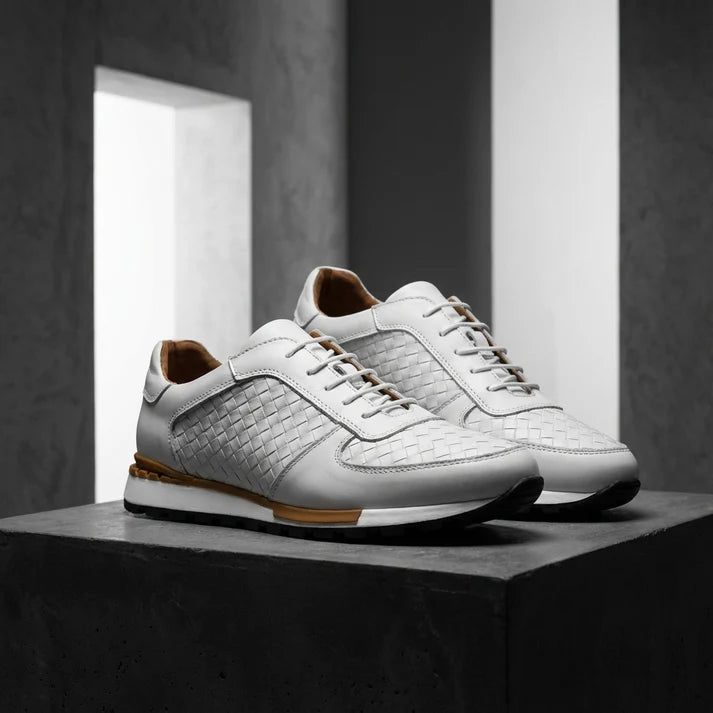 Alessandro — Runner in Pelle Intrecciata