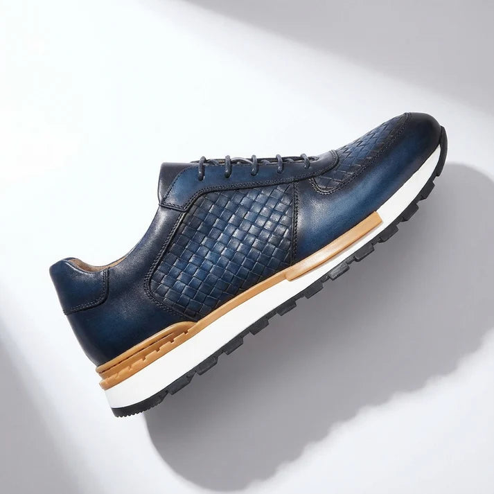 Alessandro — Runner in Pelle Intrecciata