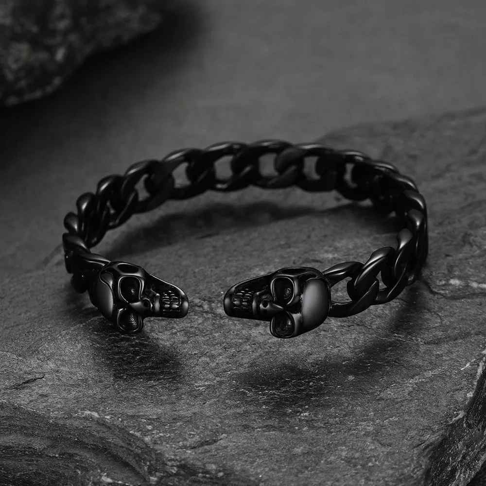 Bracciale a polsino con simbolo del mietitore