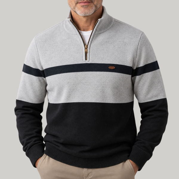 Maglione Gregory a Mezzo Zip