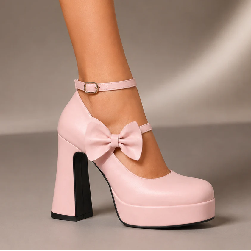 Sandali con plateau Bella Bow