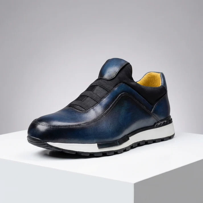 Lorenzo — Slip-On in Pelle Patinata