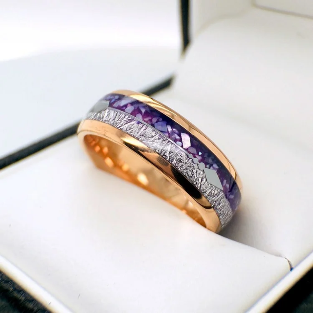Anello con Crest Amethyst Reale