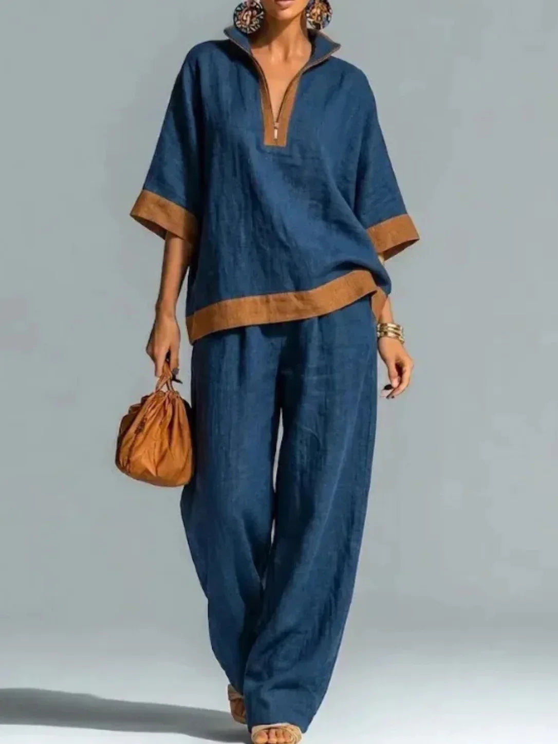 Ginevra | Set Fluido con Collo Alto