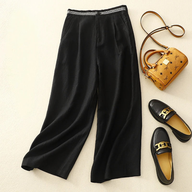 PANTALONI IN LINO RITA™
