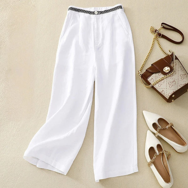 PANTALONI IN LINO RITA™