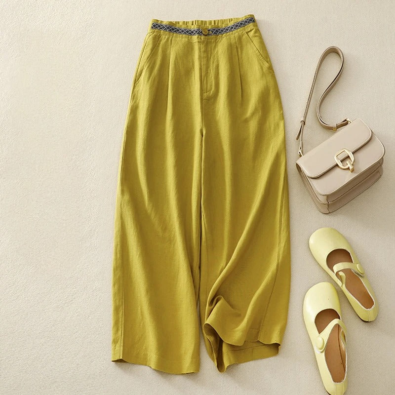 PANTALONI IN LINO RITA™