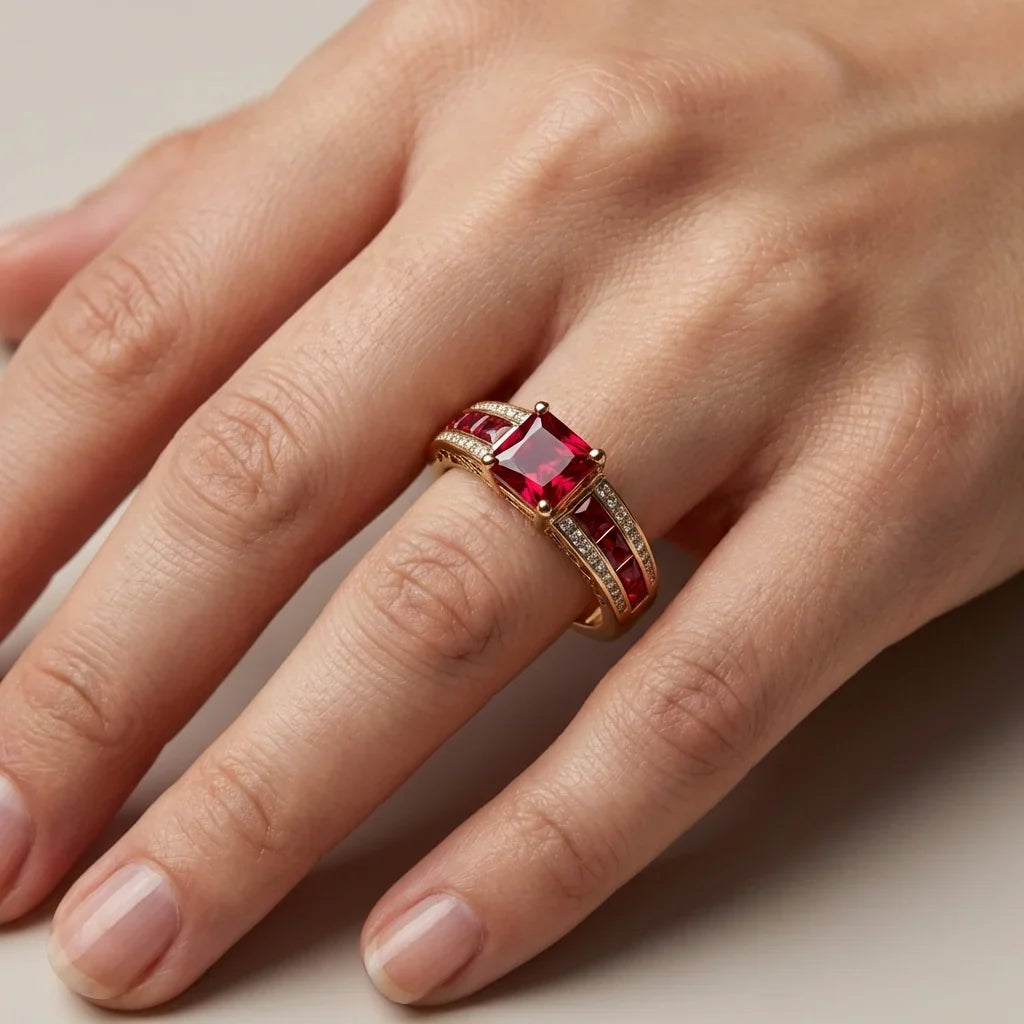 Anello di Lusso Ruby Empress