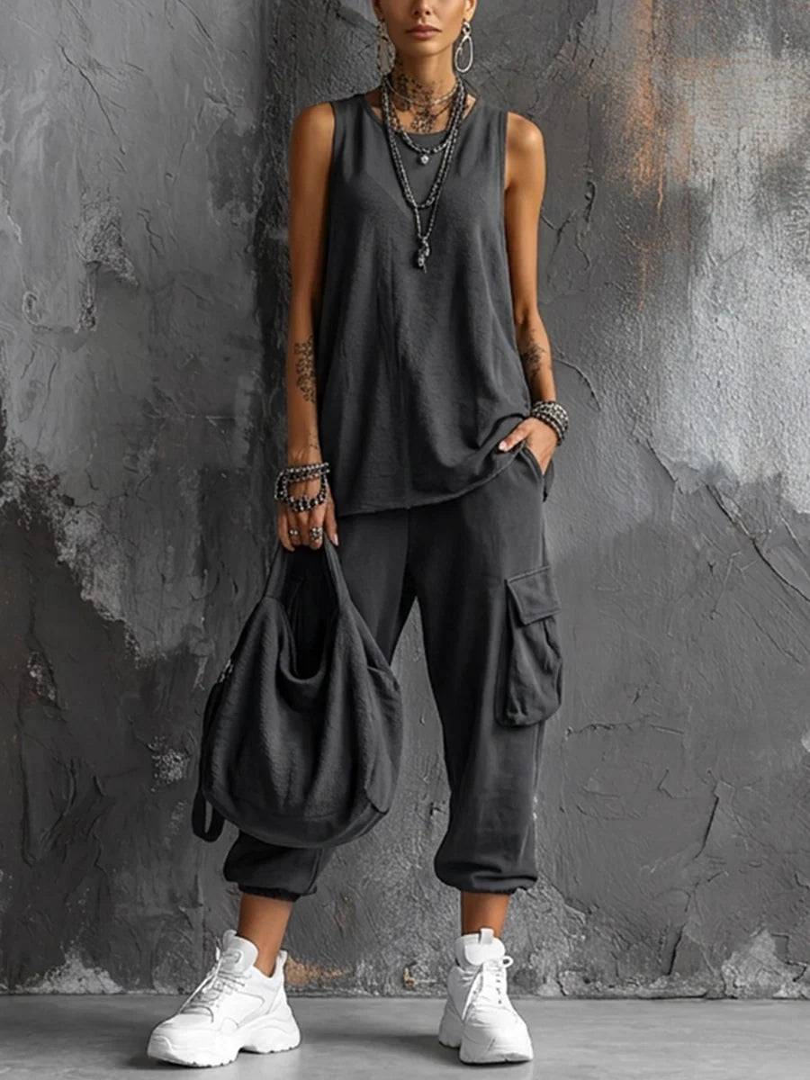 Valentina - Completo casual da donna in cotone