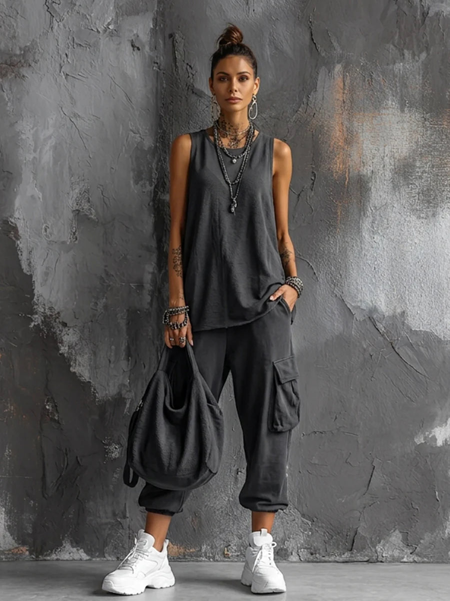 Valentina - Completo casual da donna in cotone