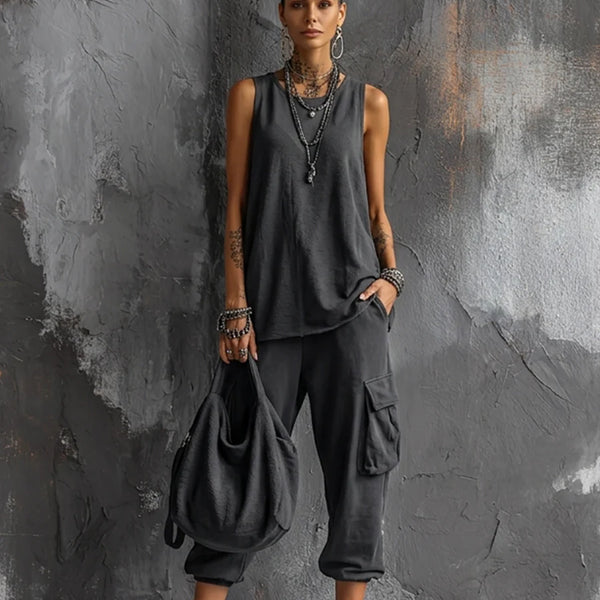 Valentina - Completo casual da donna in cotone