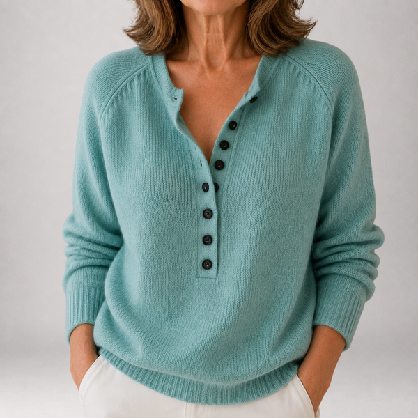 Bronte | Maglione Henley con Bottoni