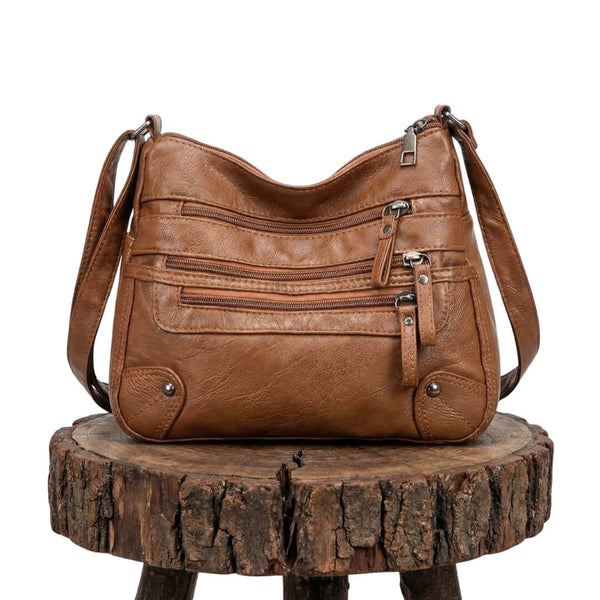 Borsa a Spalla Multi-Zip di Rosalia