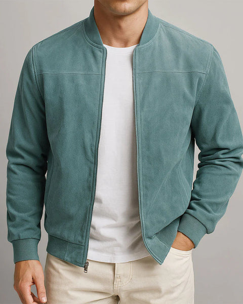 Riviera — Bomber in Camoscio