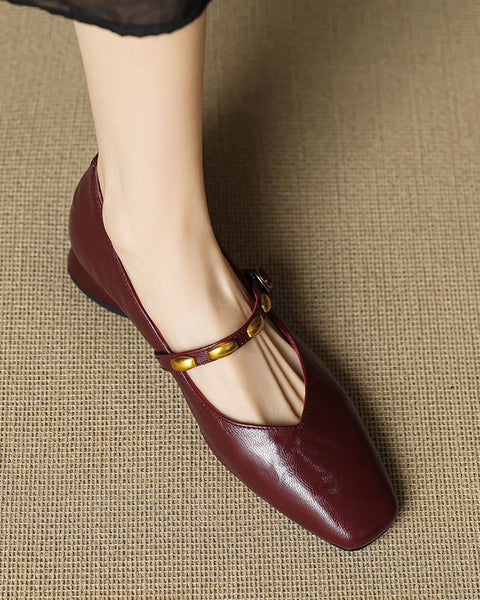Zyra | Ballerine in Vera Pelle