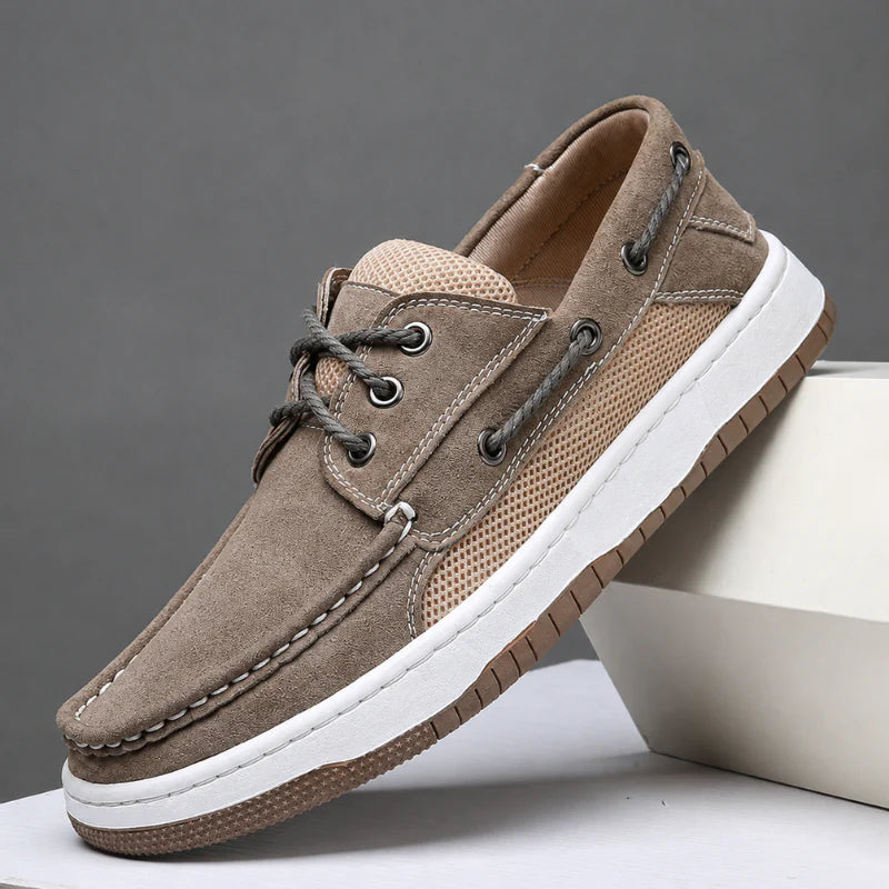 Scarpa Nautica in Camoscio – Suola Comfort Estiva