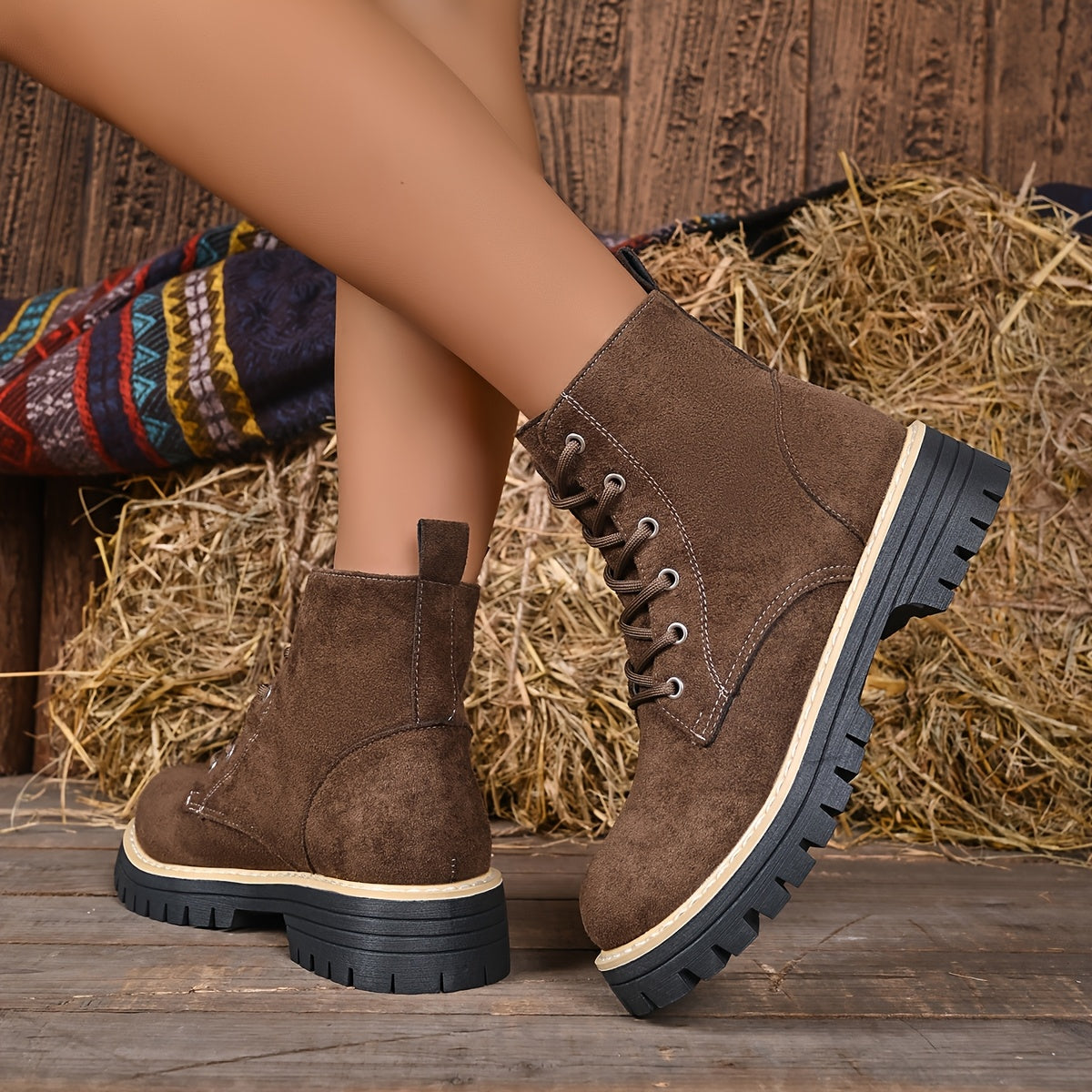 Juniper™ | Stivali con Tacco in Finta Pelle Suede