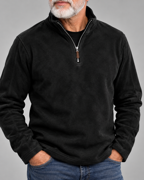 Pullover Norman con Zip a 1/4