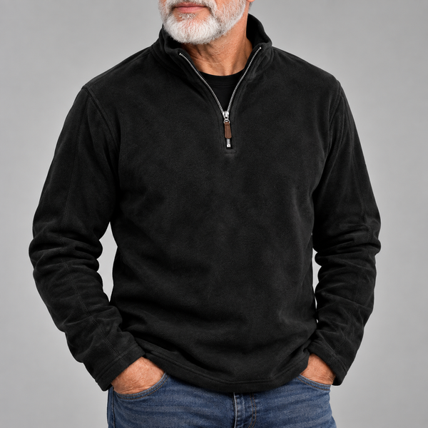 Pullover Norman con Zip a 1/4
