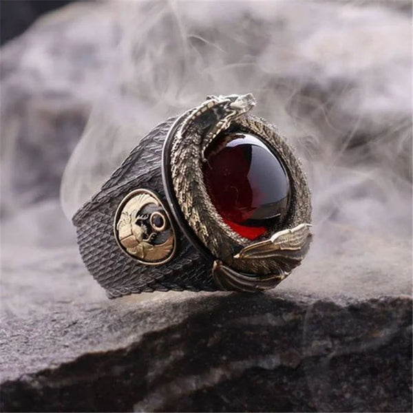 Anello Sigillo Cavaliere Cremisi