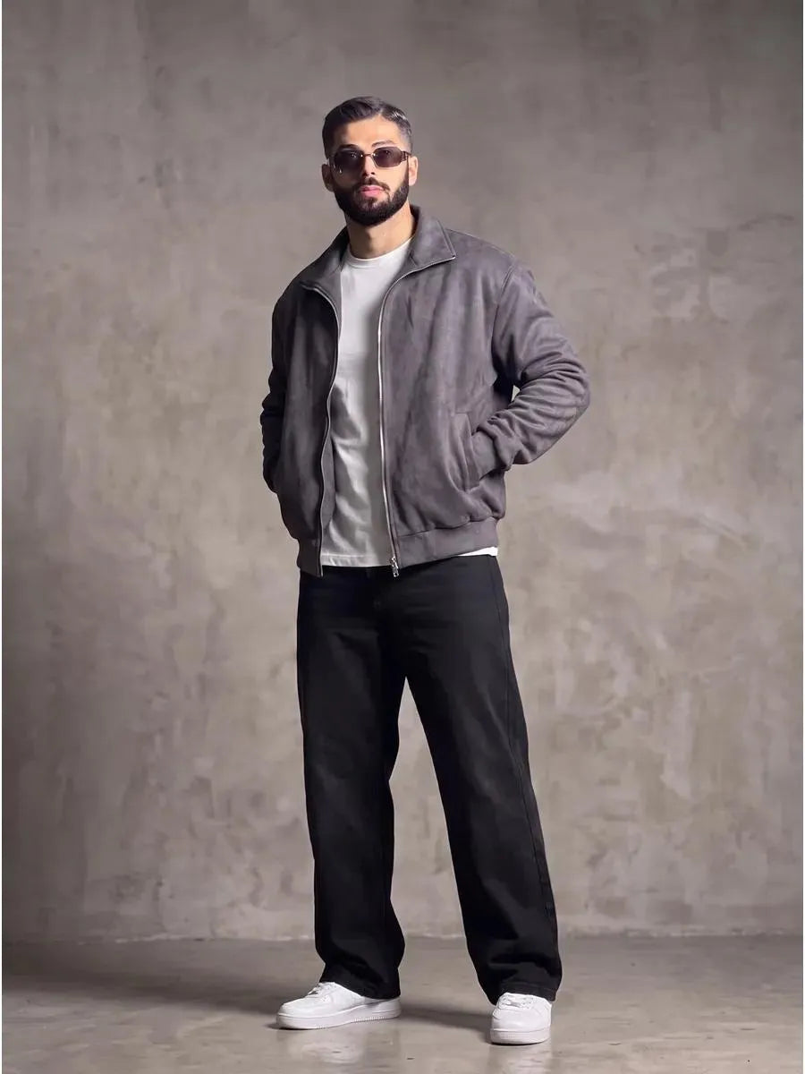 Riviera — Bomber in Camoscio
