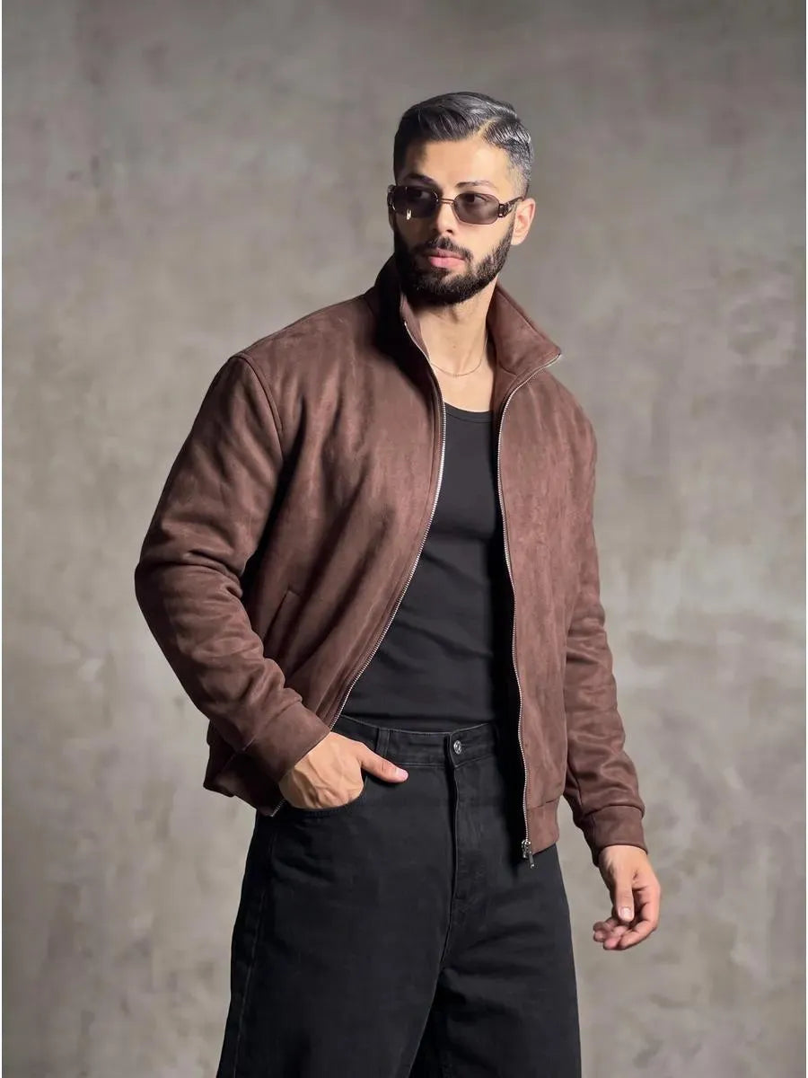 Riviera — Bomber in Camoscio