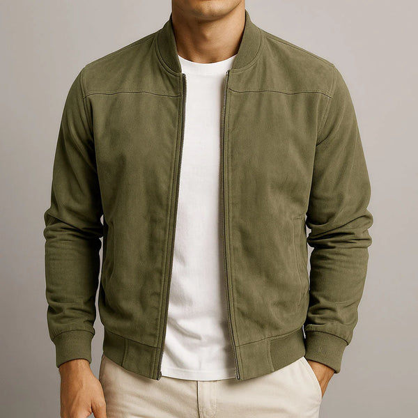 Riviera — Bomber in Camoscio
