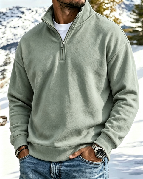 Colin Pullover con Zip a Quarto