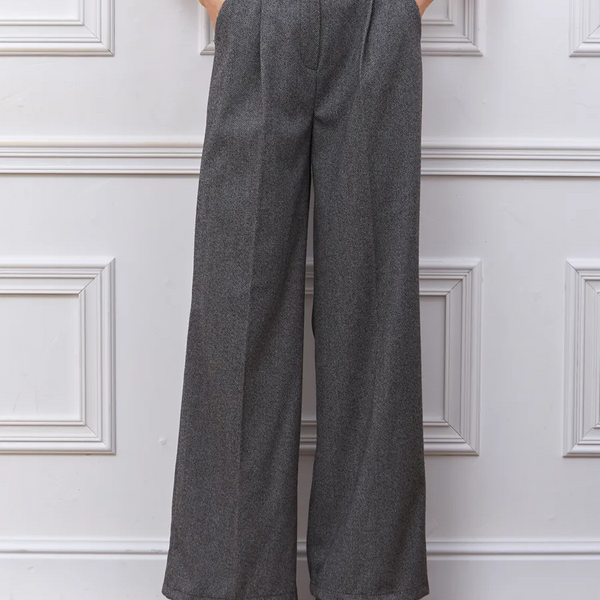 Solène | Pantaloni palazzo caldi a zigzag