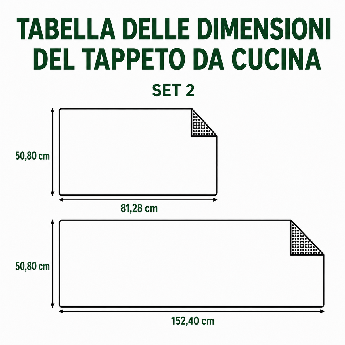 Tappeto da cucina antiscivolo con marea serena