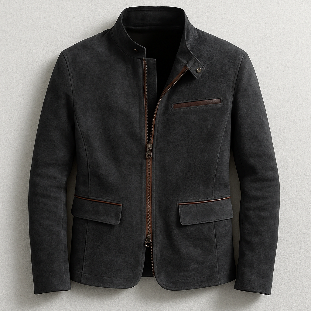 Giacca in Suede Russell