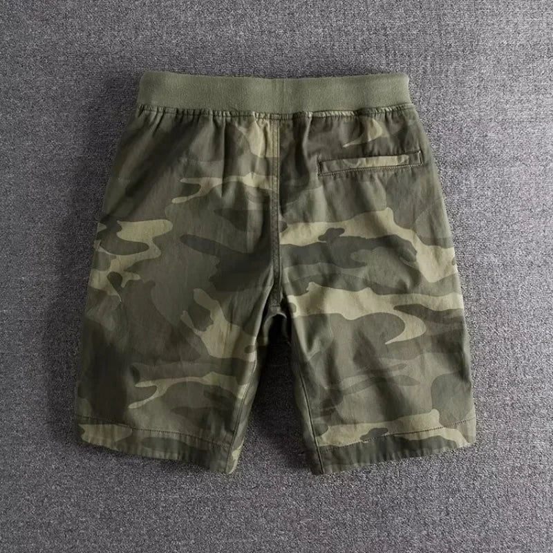 Pantaloncino Mimetico in Cotone