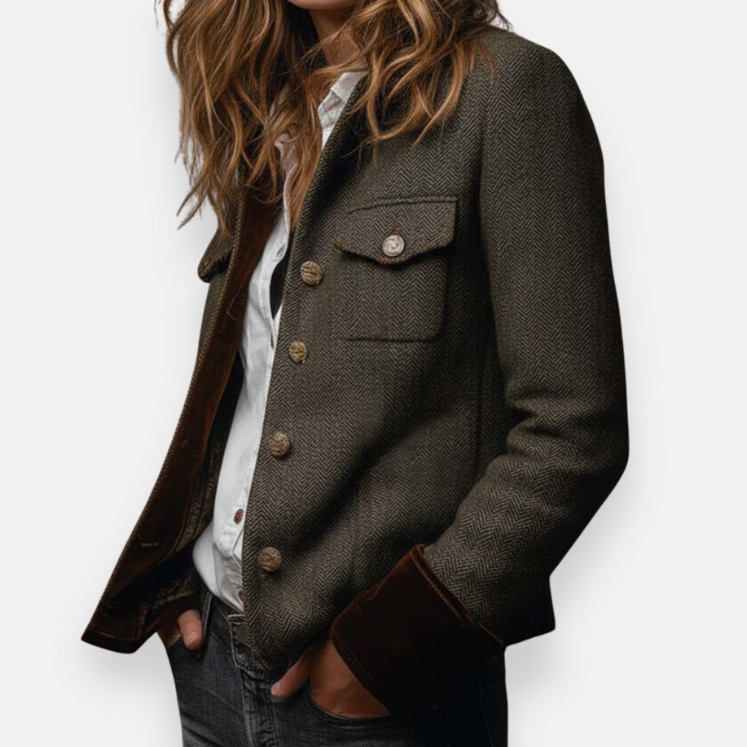 GIACCA IN TWEED PER DONNE