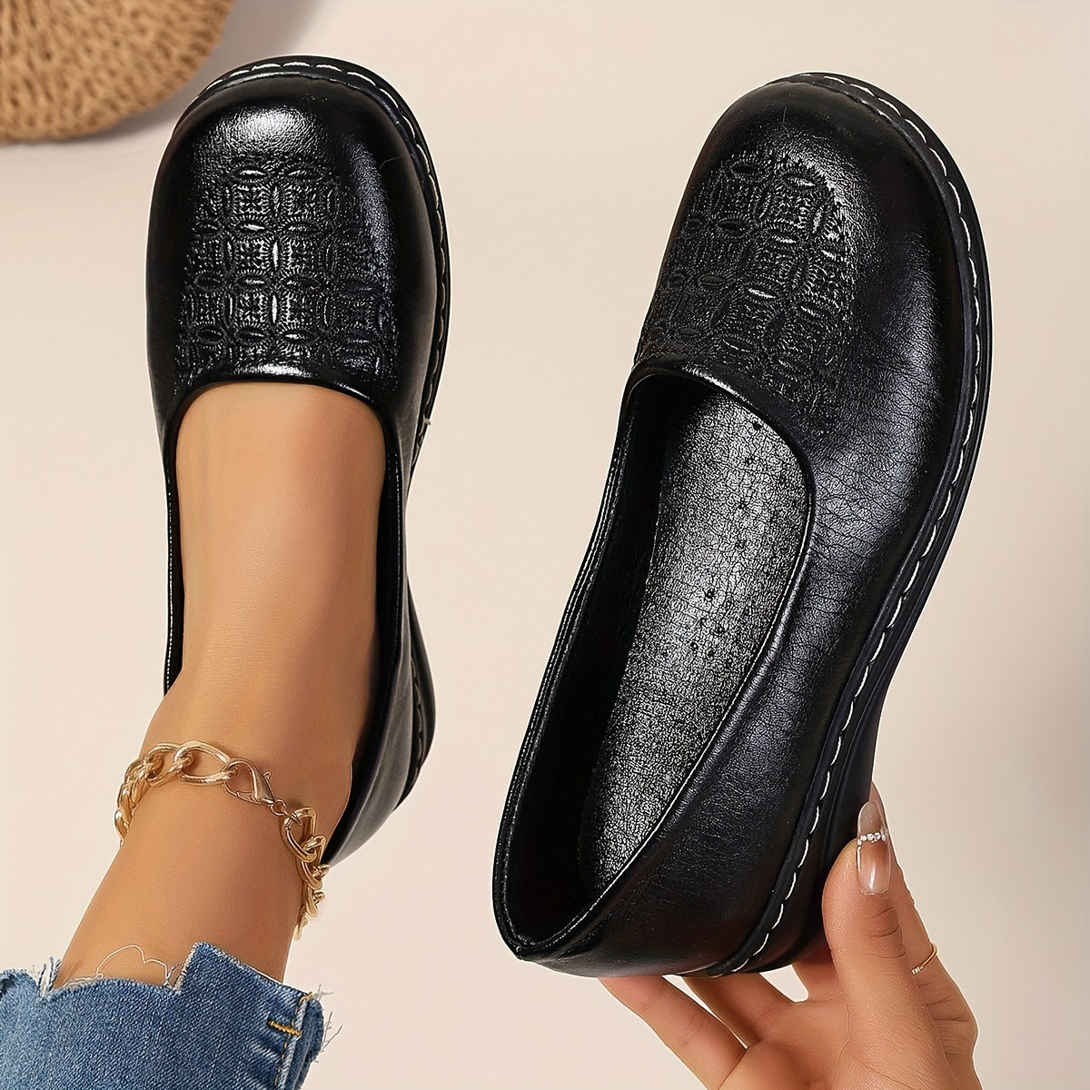 Beatrice™ | Slip-On Confortevoli a Motivo