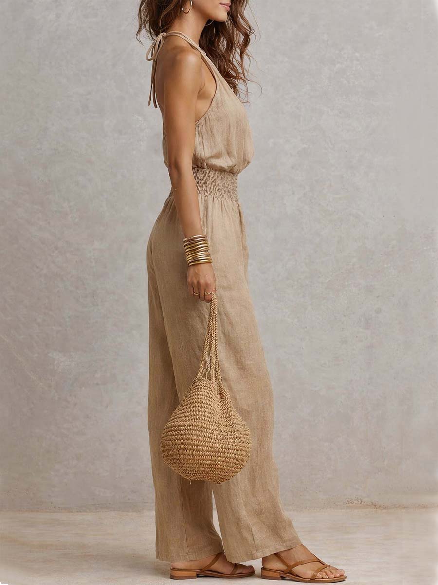 Ainhoa | Tuta con collo halter