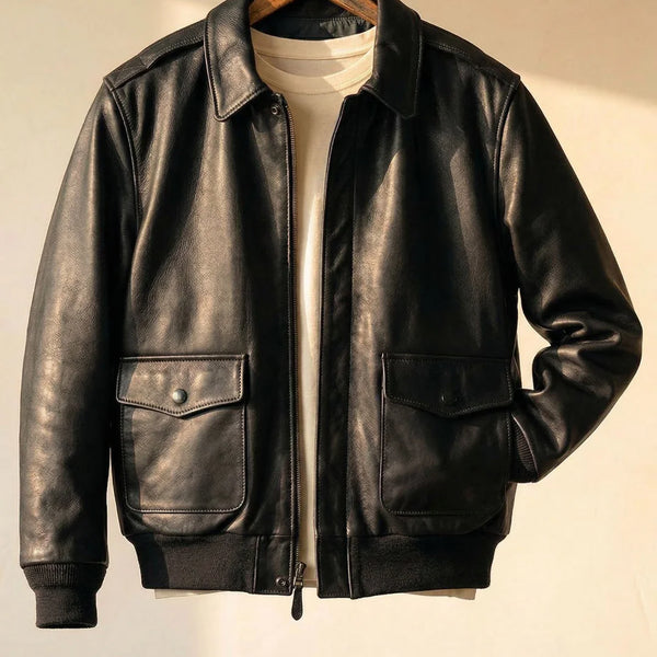 Leonardo — Giacca in Pelle Aviator