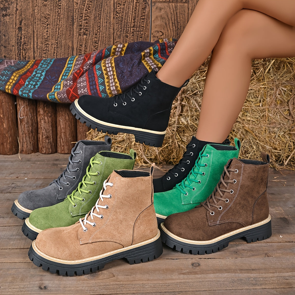 Juniper™ | Stivali con Tacco in Finta Pelle Suede