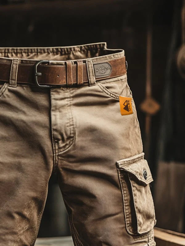 Short Cargo Stile Workwear – Multitasche Resistenti