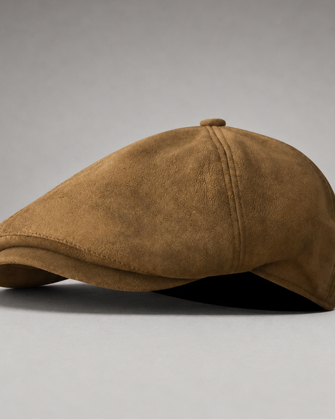 Cappello da Guida in Pelle Scamosciata Felix