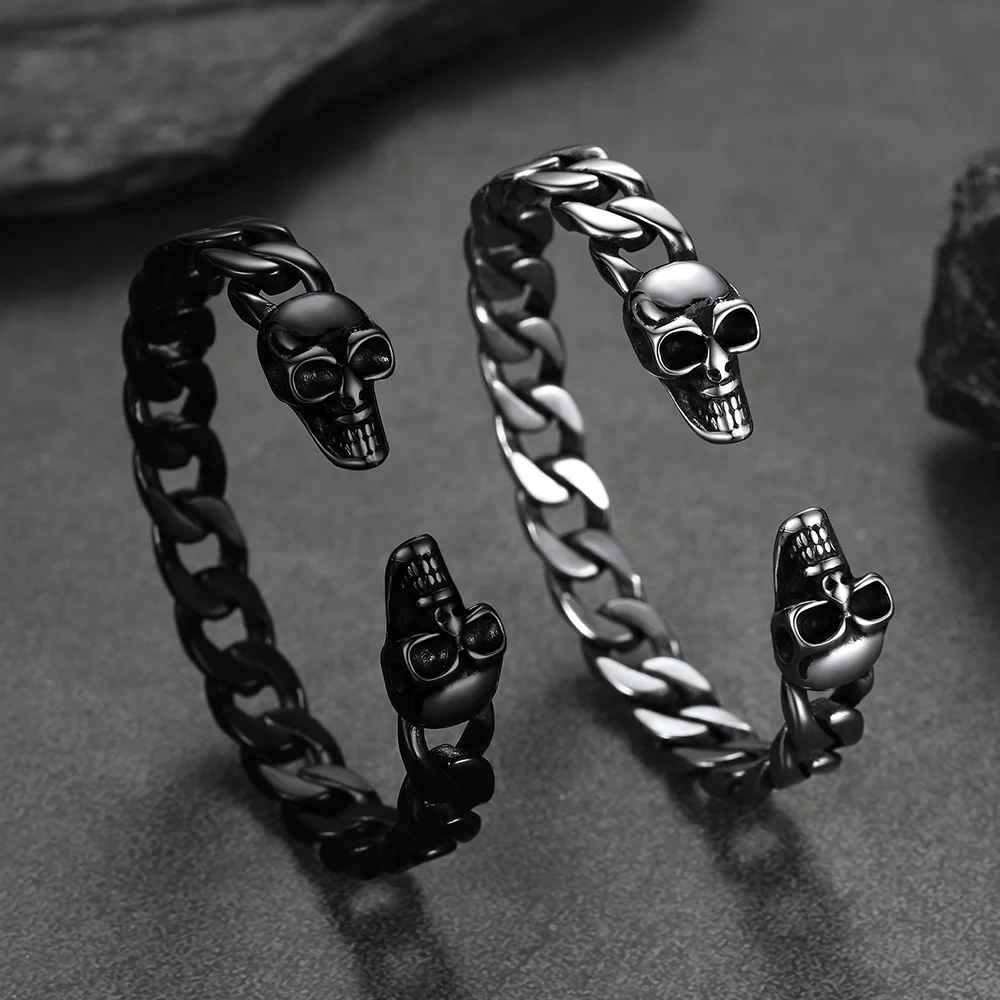 Bracciale a polsino con simbolo del mietitore
