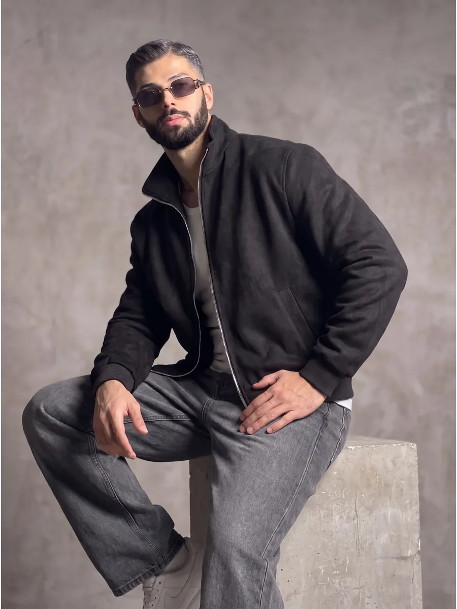 Riviera — Bomber in Camoscio