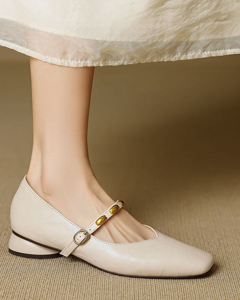 Zyra | Ballerine in Vera Pelle