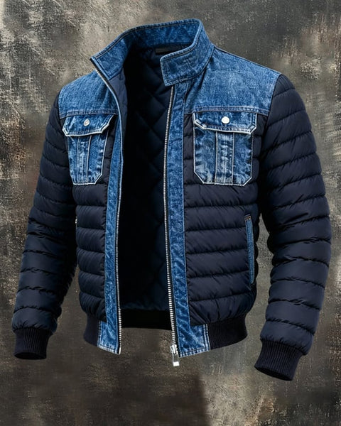 Fabian | Piumino Denim Blu