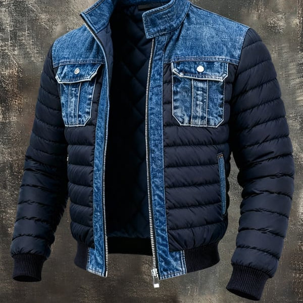 Fabian | Piumino Denim Blu